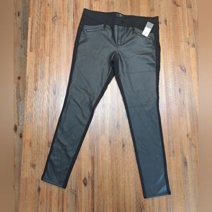 Mossimo Black Faux Leather Pants